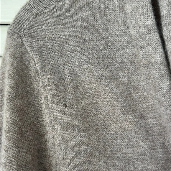 Bloomingdale's Brown and Black Cardigan with Shawl Collar - Picture 4 of 5